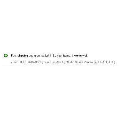 15ml-100% SYN®-Ake Synake Syn-Ake Synthetic Snake Venom - ModelSupplies