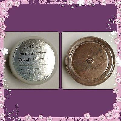 Modelsupplies Model's Minerals Iced Brown Mineral Eye Shadow Makeup NIP - ModelSupplies