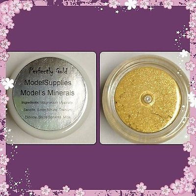 Modelsupplies Model's Minerals Perfectly Gold Eye Shadow Makeup NIP - ModelSupplies