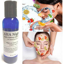 AHA Night Toner Exfoliate before Nutrients Alphahydroxy AHA Night Toner Exfoliate before Nutrients Alphahydroxy - ModelSupplies