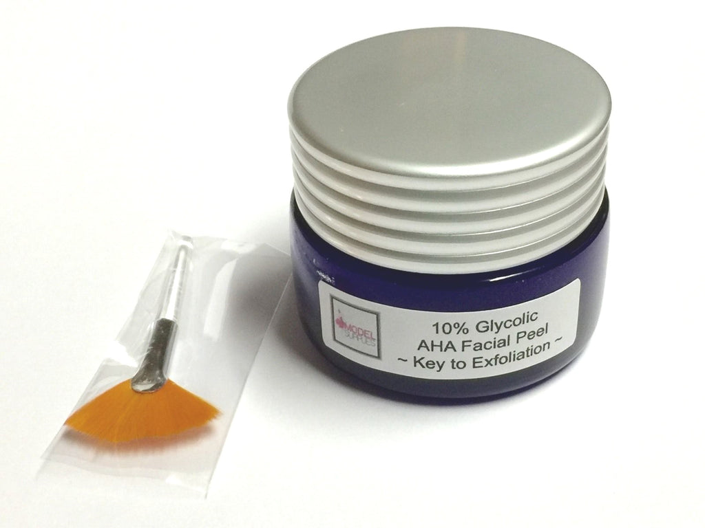 ModelSupplies AHA 10% Glycolic Acid Peel Gel Mask Key to Gentle Exfoliating 30ml