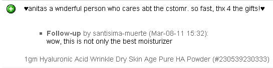 1gm Hyaluronic Acid Wrinkle Dry Skin Age Pure HA Powder - ModelSupplies