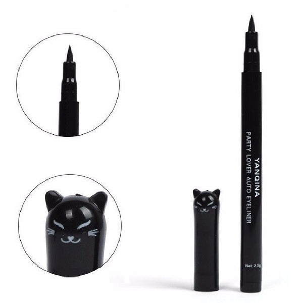 1 X NEWEST Women Ladies Extreme Black Liquid Eyeliner Waterproof Make Up Eye Liner Pencil Pen HOT Makeup Beauty Tool - ModelSupplies