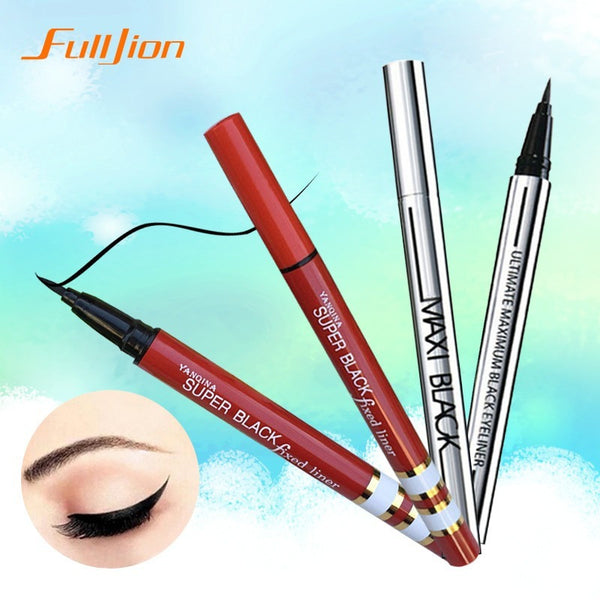1 X NEWEST Women Ladies Extreme Black Liquid Eyeliner Waterproof Make Up Eye Liner Pencil Pen HOT Makeup Beauty Tool - ModelSupplies