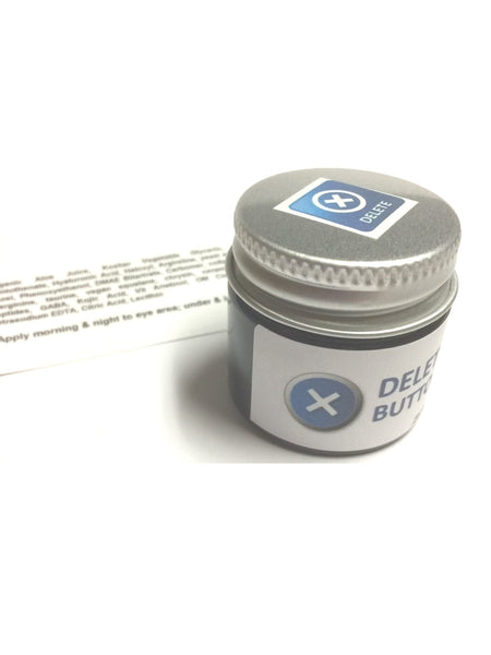 Delete Button Eye Gel DMAE Haloxyl Caffeine Puffy Under Eyes Dark Circles 1 oz/30 ml