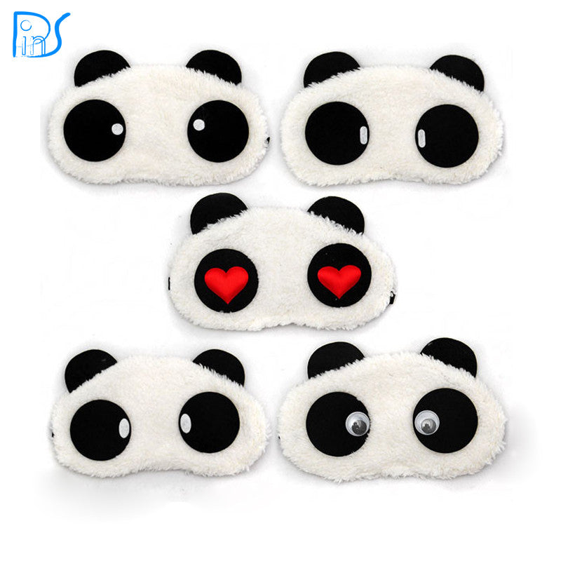 Panda Sleeping Eye Mask Nap Eye Shade Cartoon Blindfold Sleep Eyes Cover Sleeping Travel Rest Patch Blinder - ModelSupplies