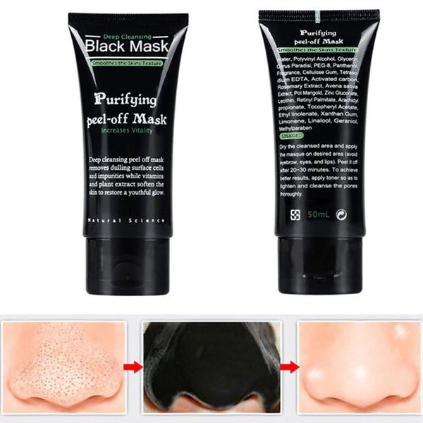 Blackhead Remove Facial Masks Deep Cleansing Purifying Peel Off Black Nud Facail Face black Mask 78 - ModelSupplies