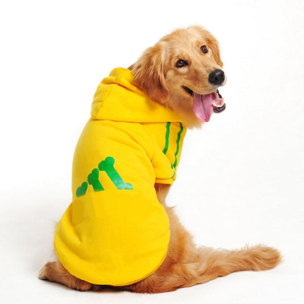 Dog's Hoodie Sports Pet Products Dog Clothing Coat Jacket Hoodie Sweater Clothes For Dogs Cotton Clothing For Dogs Sports Style Pet Dog Clothes