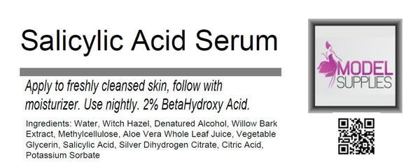 Salicylic Acid Serum 2% By ModelSupplies Eradicate Blackheads Clogged Pores Acne